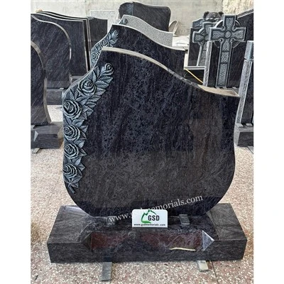Baħama Blue Tinqix Fruntiera Warstone Headstone